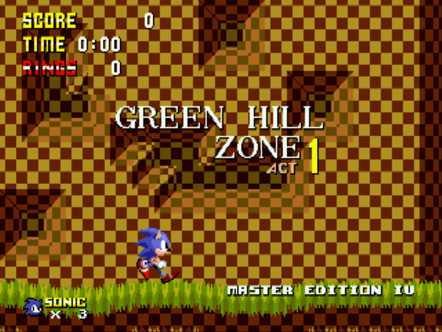 Sonic 1 - Master Edition IV (Final Phase)